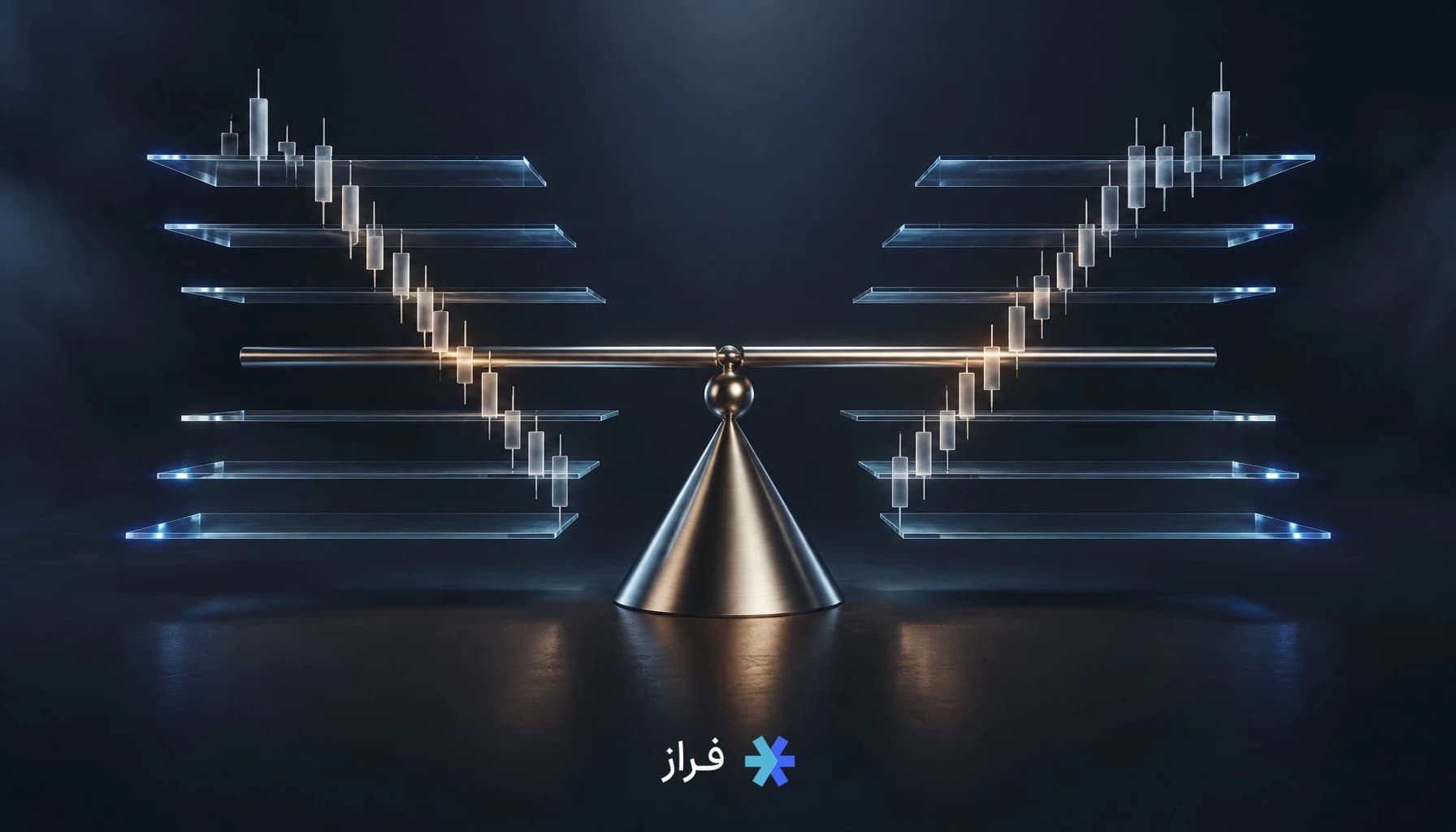اندیکاتور پیوت پوینت و سطوح حمایت و مقاومت آن روی نمودار قیمت