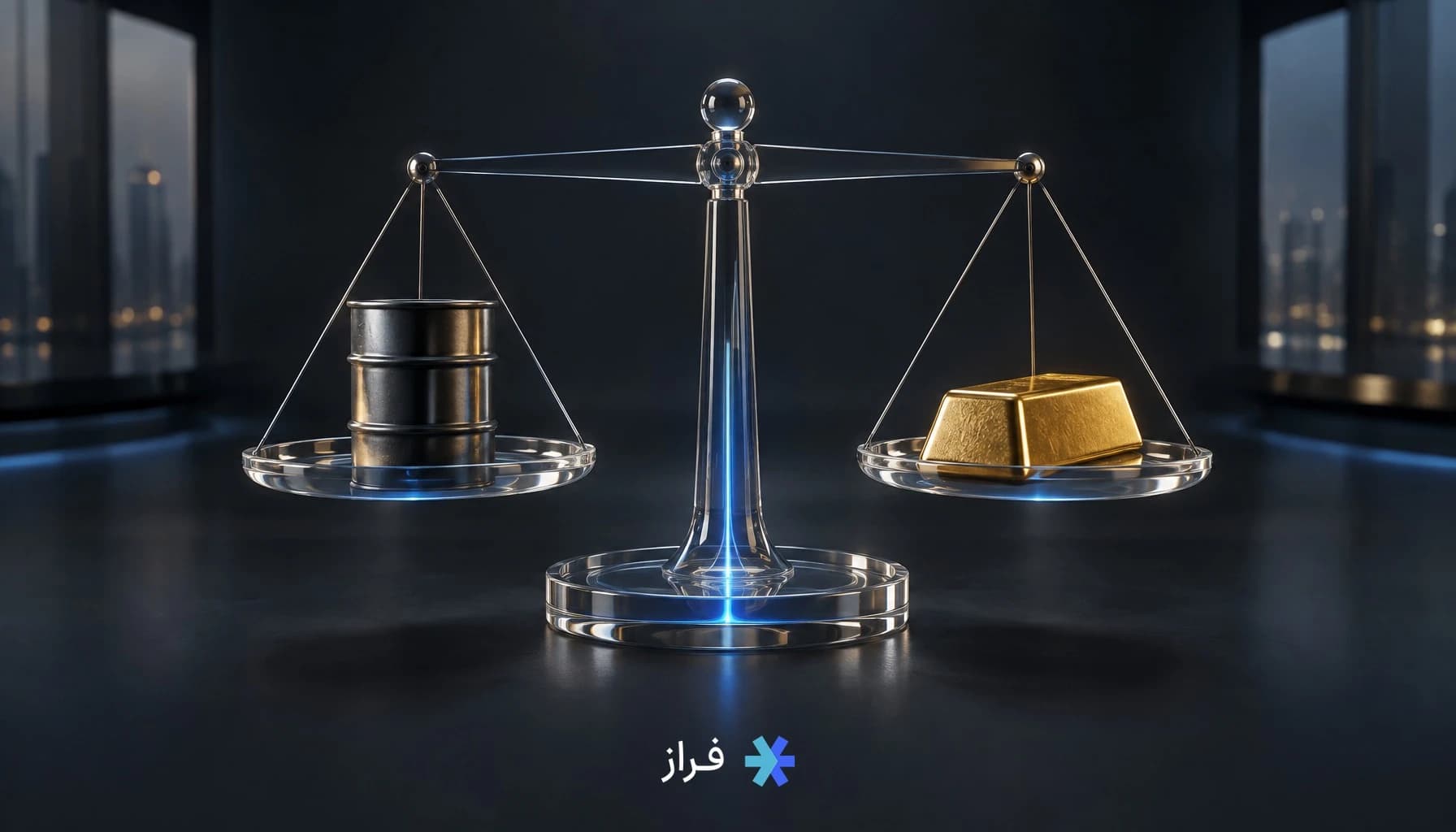 رابطه قیمت نفت و طلا