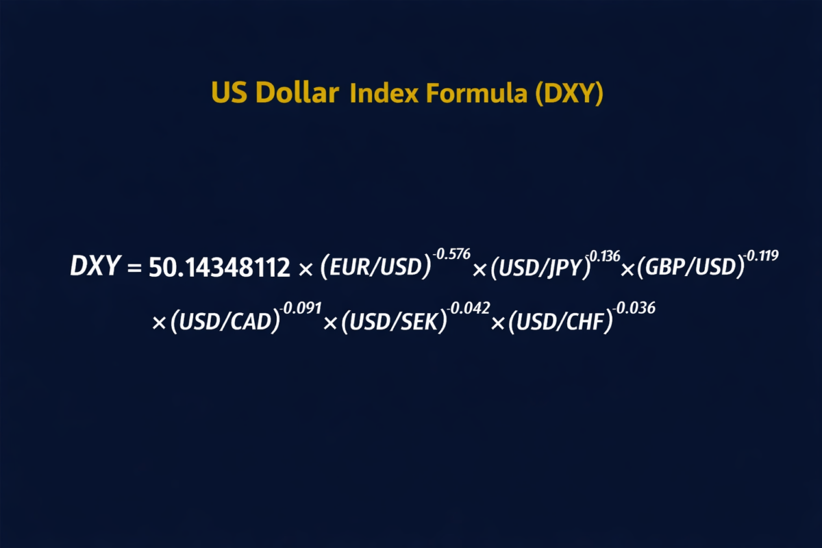 فرمول شاخص دلار آمریکا