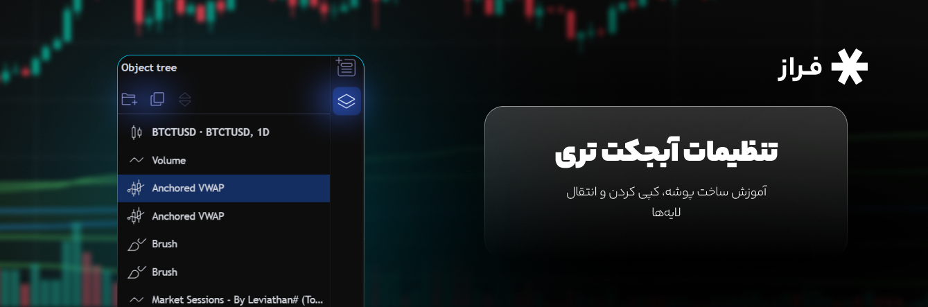 تنظیمات آبجکت تری، آموزش ساخت پوشه، کپی کردن و انتقال لایهها