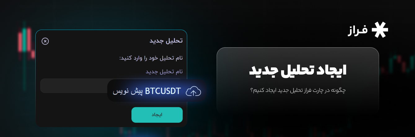 ایجاد تحلیل جدید، چگونه در چارت فراز تحلیل جدید ایجاد کنیم؟