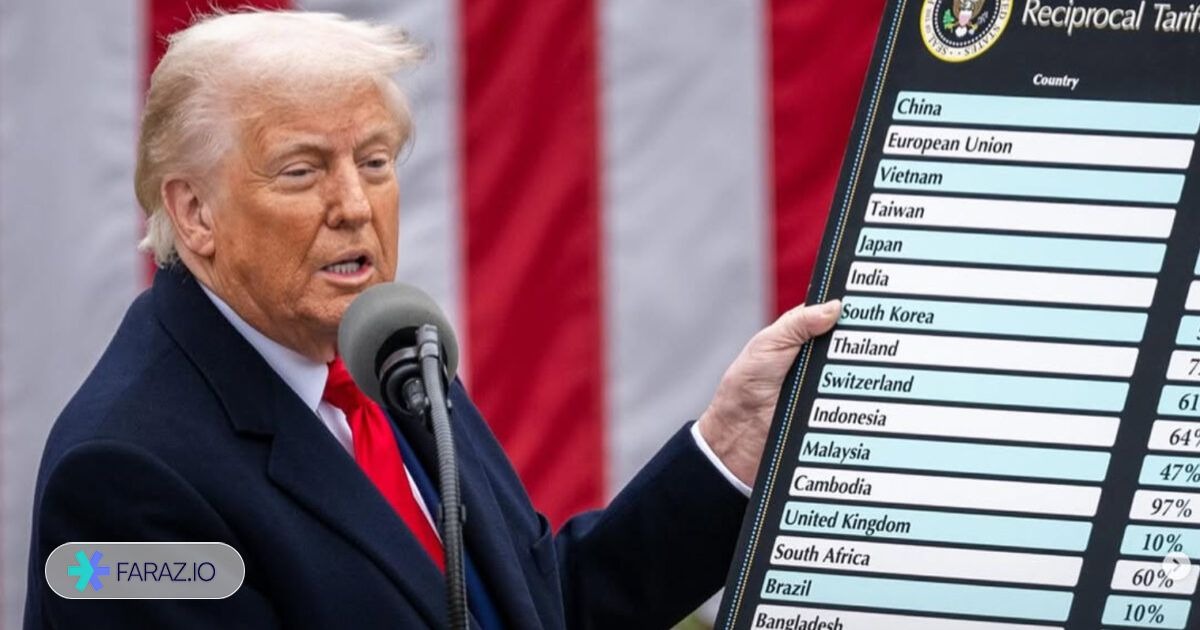 انواع تعرفه‌های ترامپ بر کشورهای مختلف