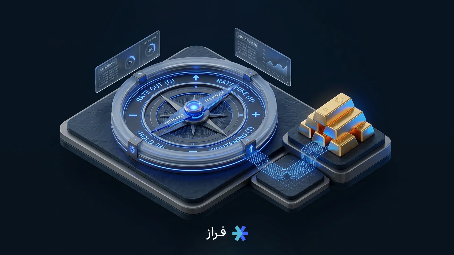 تاثیر فدرال رزرو بر قیمت طلا