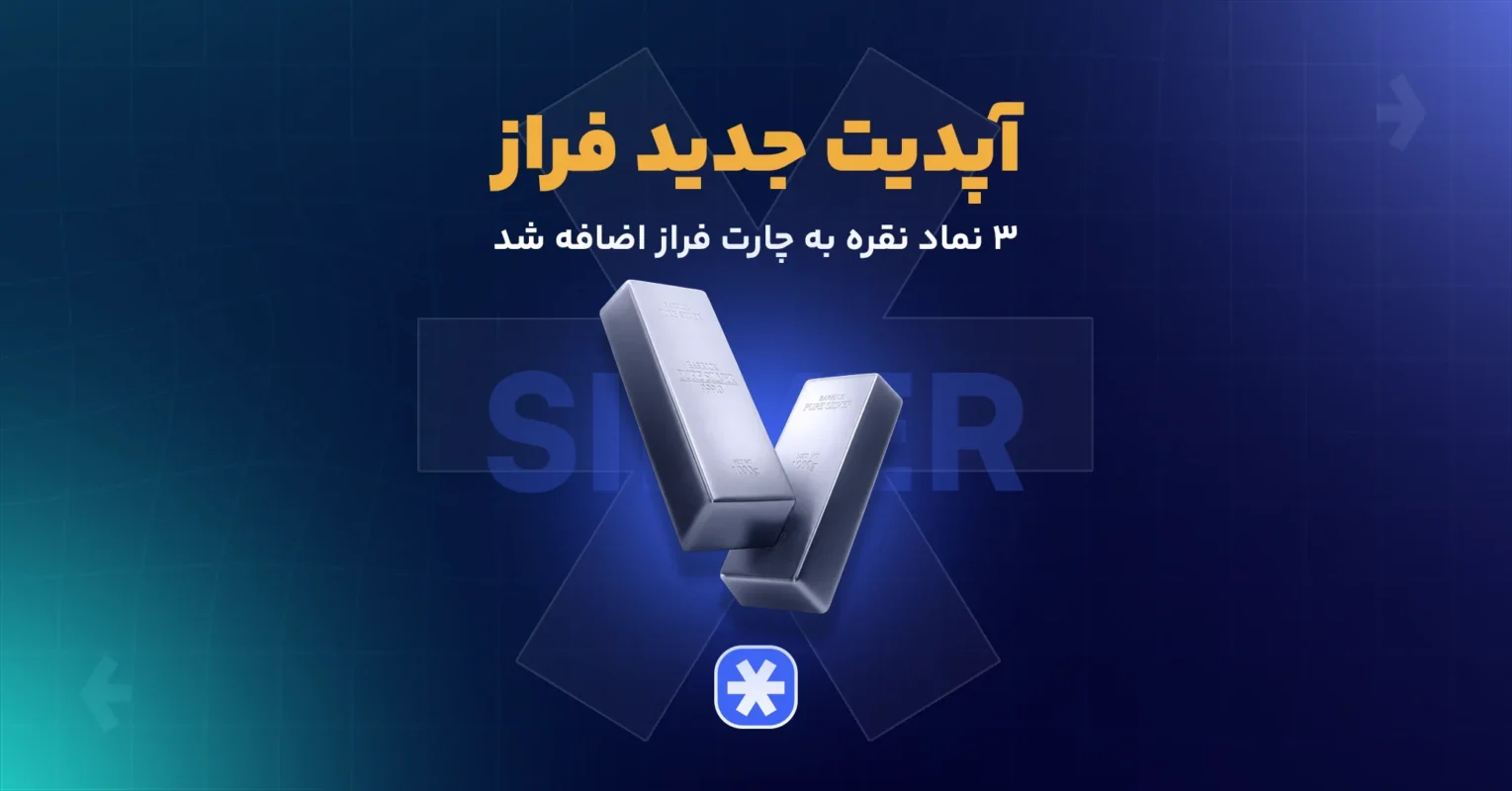آپدیت جدید فراز: ۳ نماد نقره به چارت فراز اضافه شد