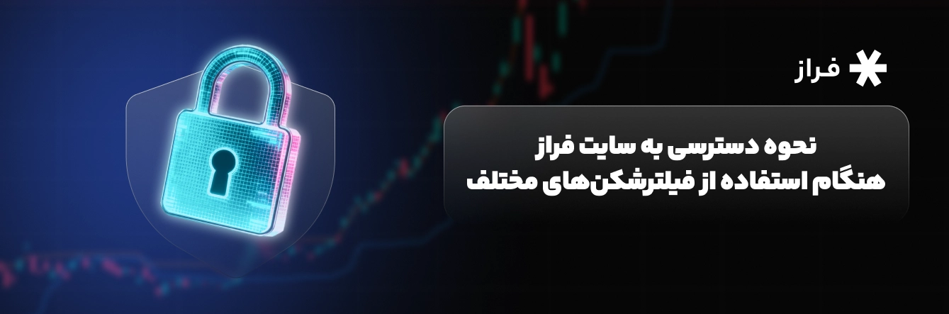 نحوه دسترسی به سایت فراز هنگام استفاده از فیلترشکن‌های مختلف