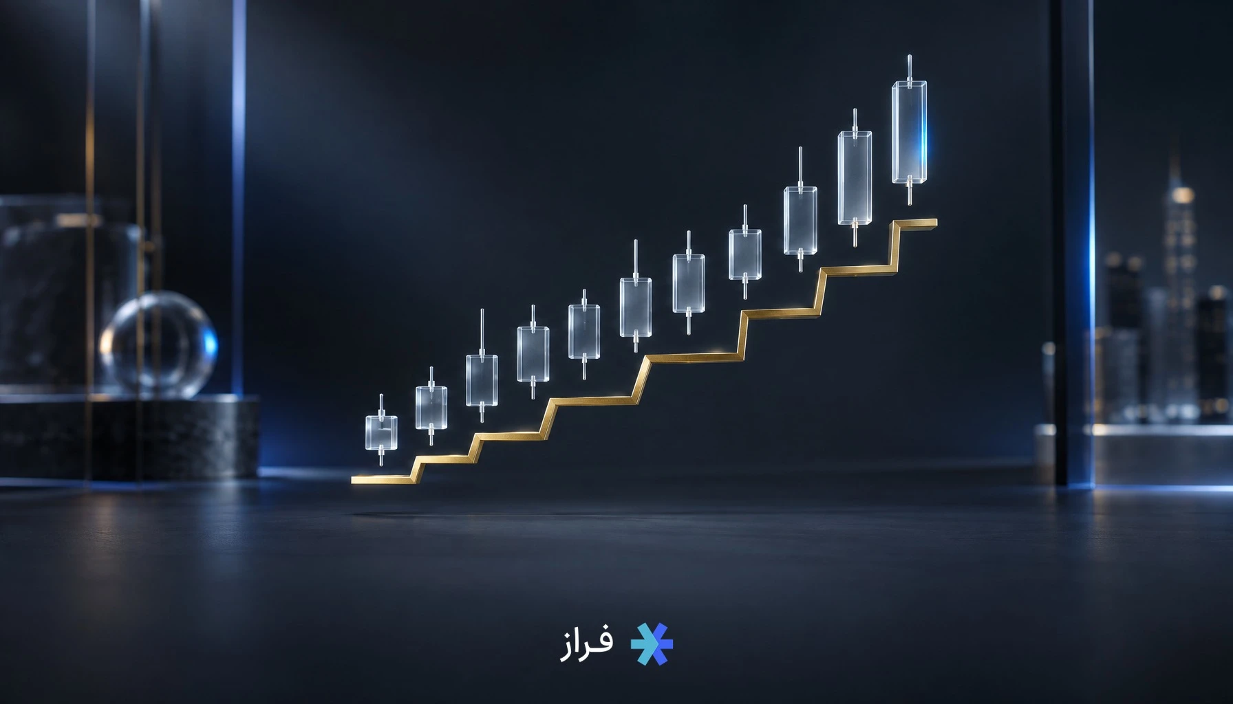 اندیکاتور Chandelier Exit به‌عنوان حد ضرر متحرک زیر روند صعودی قیمت