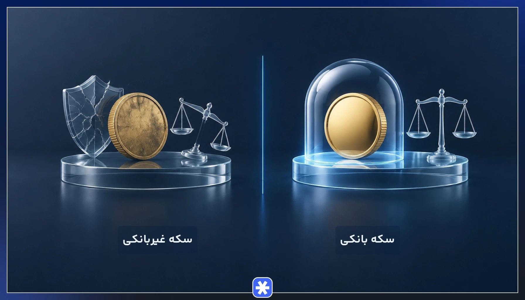 مقایسه سکه بانکی و غیربانکی از نظر اصالت و وزن
