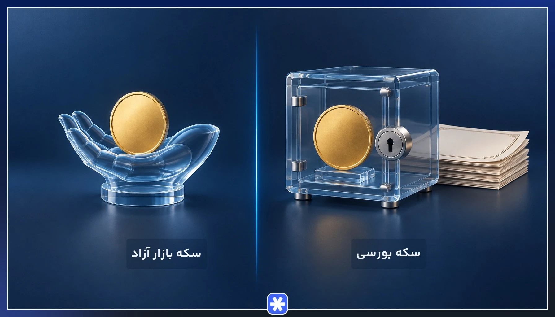 مقایسه خرید سکه از بورس با خرید سکه فیزیکی از بازار آزاد